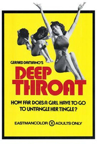 Deep Throat Movie Poster Print