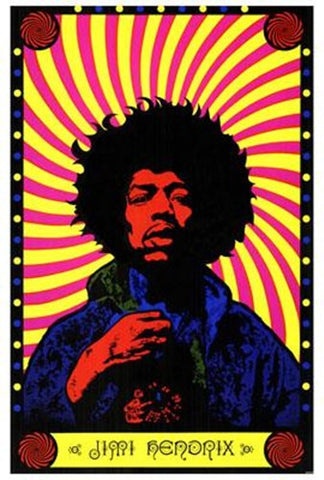 Jimi Hendrix Movie Poster Print