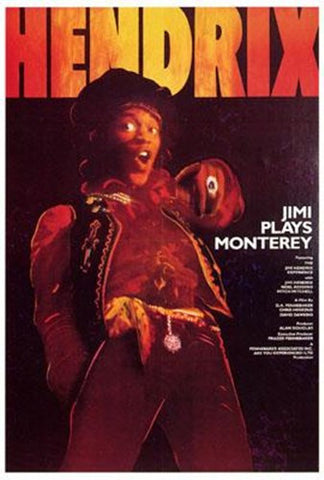 Jimi Plays Monterey Movie Poster Print