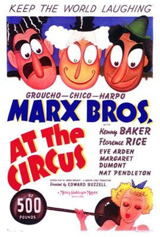 At The Circus Movie Poster Print
