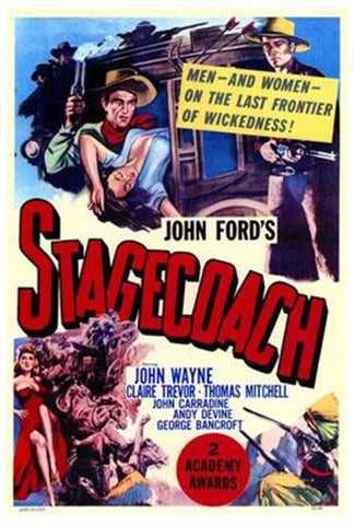 Stagecoach Movie Poster Print