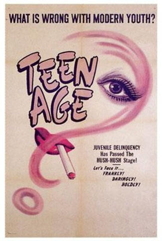 Teen Age Movie Poster Print