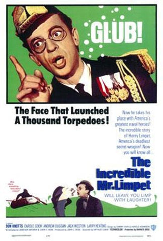 The Incredible Mr Limpet Movie Poster Print