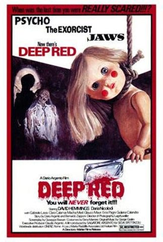 Deep Red Movie Poster Print