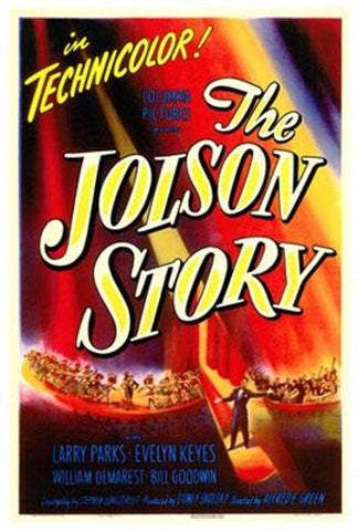 The Jolson Story Movie Poster Print