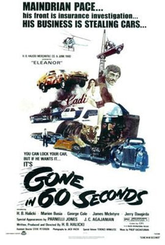 Gone In 60 Seconds Movie Poster Print