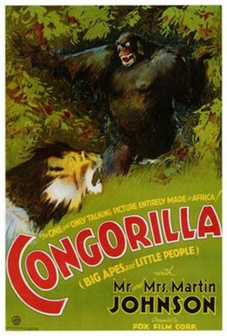 Congorilla Big Apes And Little People Movie Poster Print