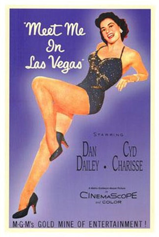Meet Me In Las Vegas Movie Poster Print