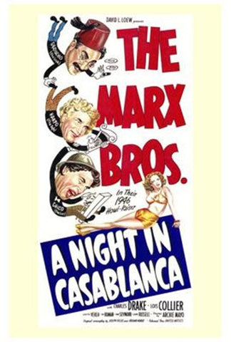 Night In Casablanca Movie Poster Print