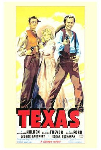 Texas Movie Poster Print