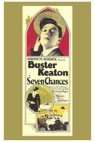Seven Chances Movie Poster Print