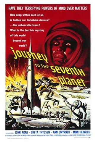 Journey To The Seventh Planet Movie Poster Print