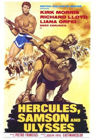 Hercules Samson And Ulysses Movie Poster Print