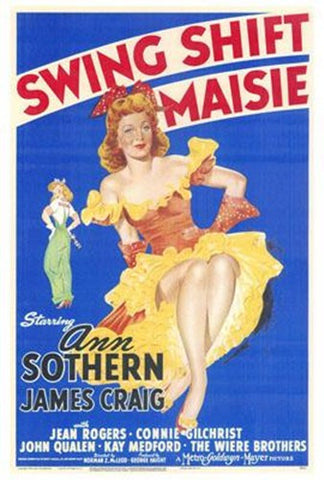 Swing Shift Maisie Movie Poster Print