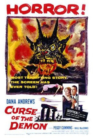 Curse Of The Demon Movie Poster Print