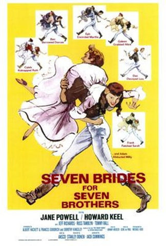 Seven Brides For Seven Brothers Movie Poster Print