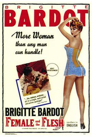 Female And The Flesh Movie Poster Print