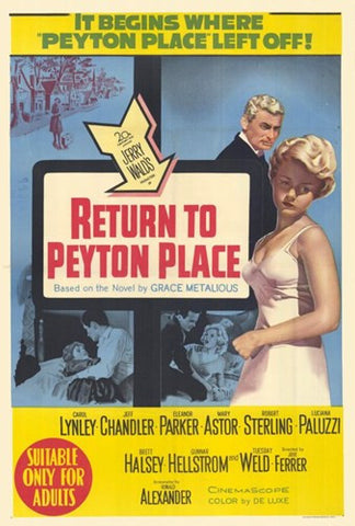 Return to Peyton Place Movie Poster Print