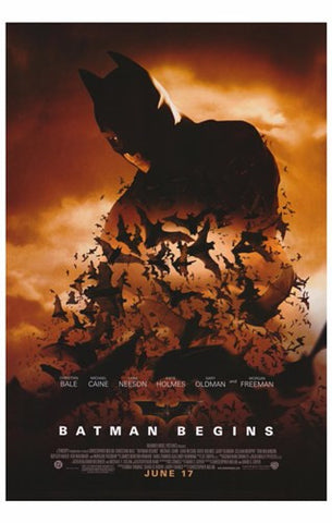 Batman Begins Movie Poster Print