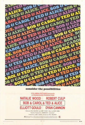 Bob and Carol and Ted and Alice Movie Poster Print