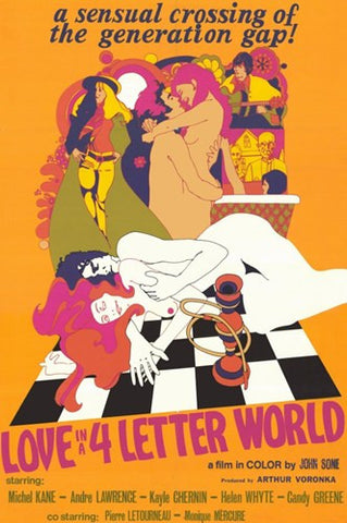 Love in a 4 Letter World Movie Poster Print