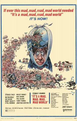 It's a Mad Mad Mad Mad World Movie Poster Print