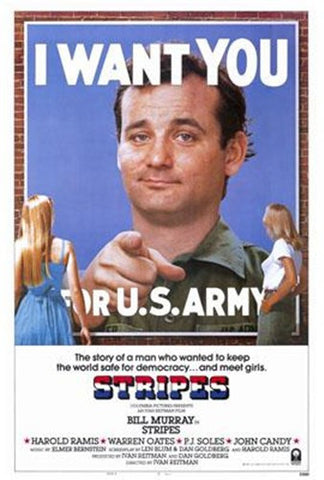 Stripes Movie Poster Print
