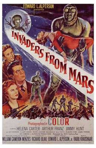 Invaders from Mars Movie Poster Print