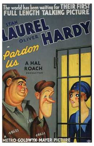 Pardon Us Movie Poster Print