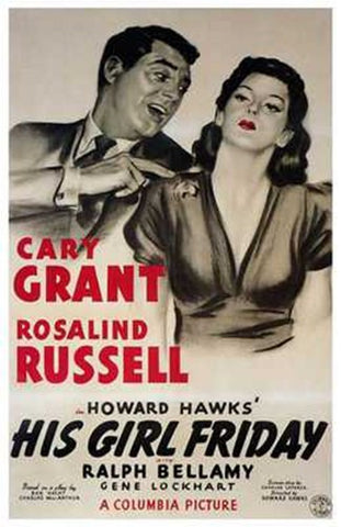 His Girl Friday Movie Poster Print
