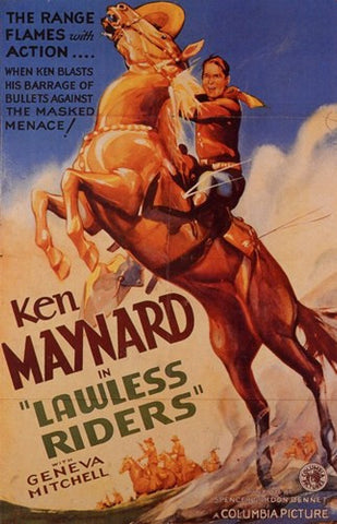 Lawless Riders Movie Poster Print