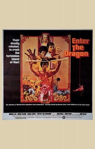 Enter the Dragon Movie Poster Print