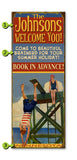 Family Welcome (Book in Advance) Metal 17x44