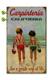 Kids Holding Hands Metal 23x39