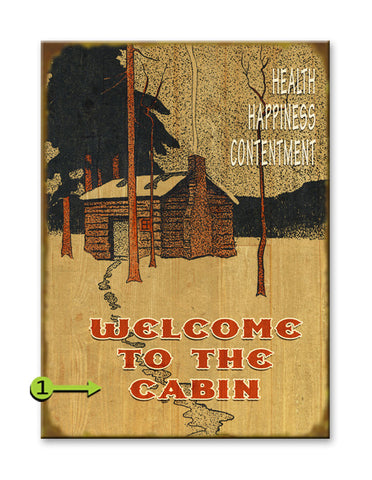 Health, Happiness, Contentment Metal 17x23