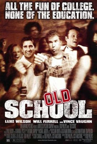Old School Movie Poster Print