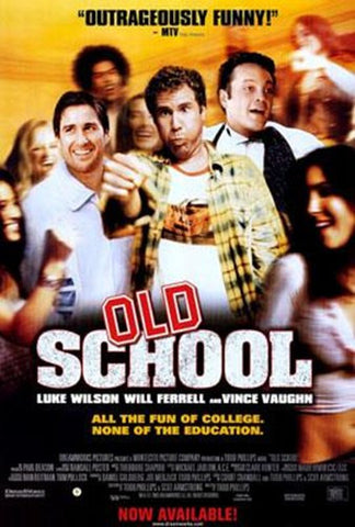 Old School Movie Poster Print