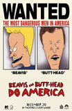 Beavis and Butthead Do America Movie Poster Print