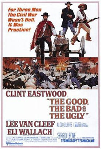 The Good  The Bad And The Ugly Movie Poster Print