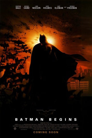 Batman Begins Movie Poster Print