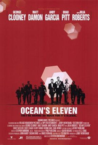 Ocean's Eleven Movie Poster Print