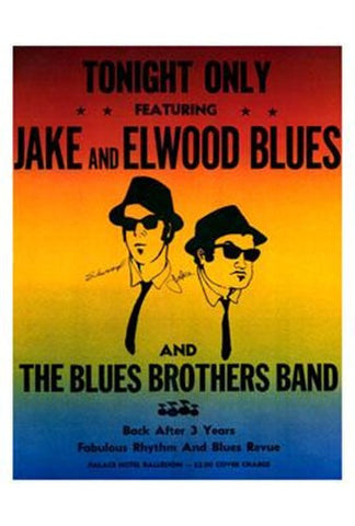 The Blues Brothers Movie Poster Print