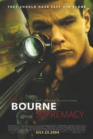 The Bourne Supremacy Movie Poster Print