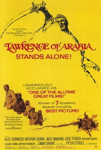 Lawrence Of Arabia Movie Poster Print