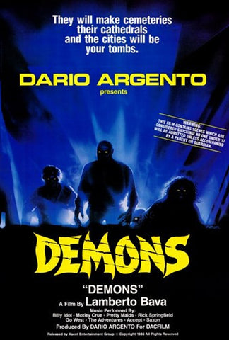 Demons Movie Poster Print