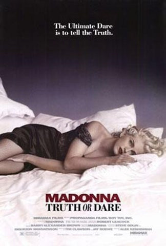 Madonna Truth or Dare Movie Poster Print