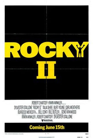 Rocky 2 Movie Poster Print