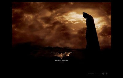 Batman Begins Movie Poster Print