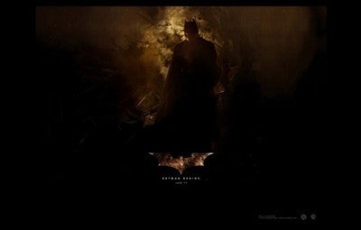 Batman Begins Movie Poster Print