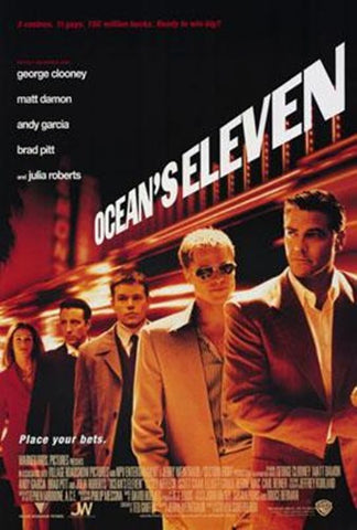Ocean's Eleven Movie Poster Print